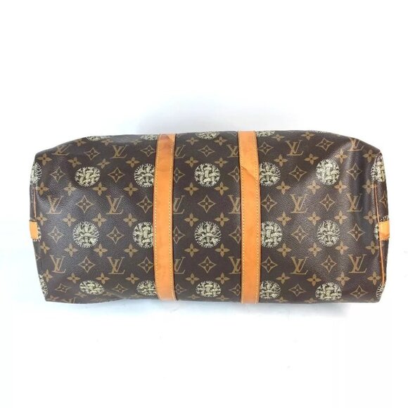 LOUIS VUITTON Monogram Christopher Nemeth collab KeepallBandouliere45 Duffle Bag - Picture 5 of 16